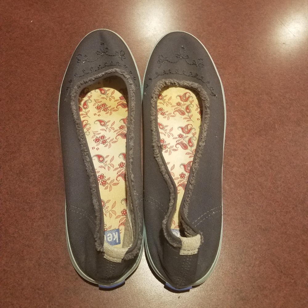 Keds blue jean flats